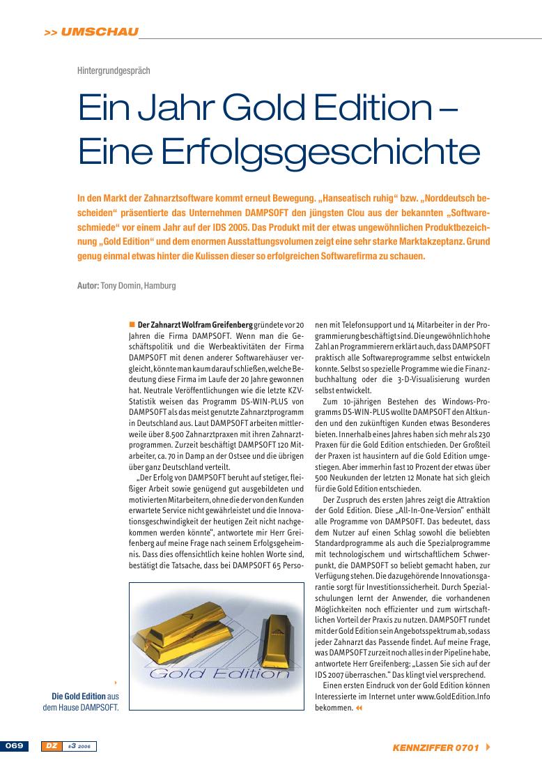 Ein Jahr Gold Edition – Eine Erfolgsgeschichte